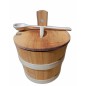 Wooden Sugar Bowl with Lid and Spoon – Beechwood Container