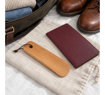 Beech Wood Pocket Shoe Horn 12 cm | Wooden World