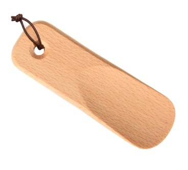 Beech Wood Pocket Shoe Horn 12 cm | Wooden World