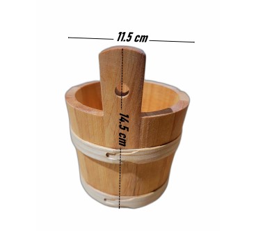 Wooden Sugar Bowl with Lid and Spoon – Beechwood Container