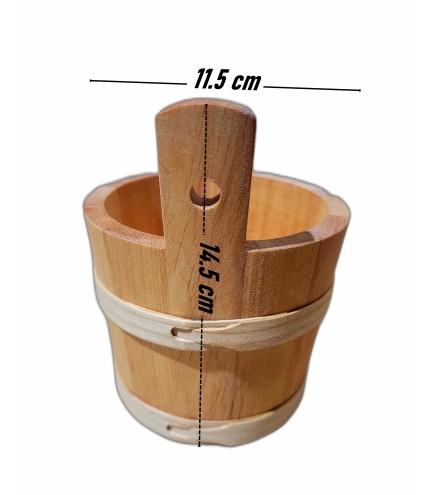 Wooden Sugar Bowl with Lid and Spoon – Beechwood Container