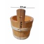 Wooden Sugar Bowl with Lid and Spoon – Beechwood Container