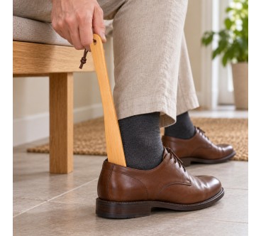 Beech Wood Shoehorn 27 cm with Loop | Wooden World