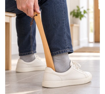 Beech Wood Shoehorn 27 cm with Loop | Wooden World