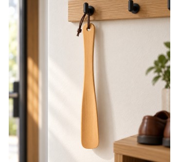 Beech Wood Shoehorn 27 cm with Loop | Wooden World