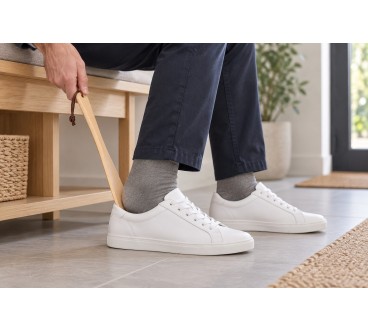 Wooden Shoehorn 37 cm with Hanging Loop | Wooden World