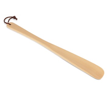 Wooden Shoehorn 37 cm with Hanging Loop | Wooden World