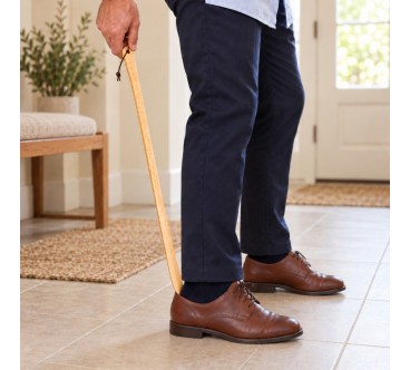 Extra Long Wooden Shoehorn 63.5 cm | Wooden World