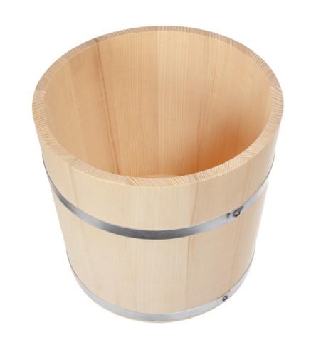 5L Wooden Fermentation Bucket with Pressing Lid – Natural Fir Barrel for Pickling, Sauerkraut, Storage and Decorative Use