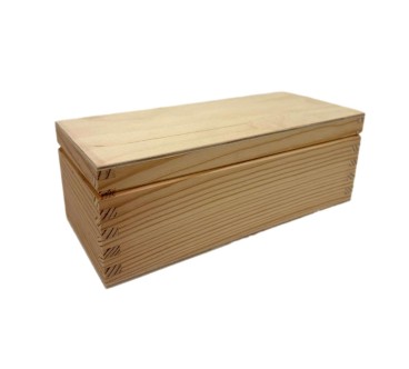 Wooden Tea Box – 3 Compartments – Handmade in UK