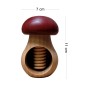Set of 10 Wooden Mushroom Nutcrackers – Claret Top – Beech Wood for Autumn Decoration, Christmas Gift & Kitchen Use Set of 10 Wooden Mushroom Nutcrackers – Claret Top – Beech Wood for Autumn Decoration, Christmas Gift & Kitchen Use