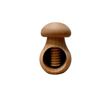 Wooden Mushroom Nutcracker Set of 5 – Mix Colors