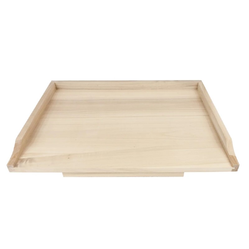 Traditional Wooden Pastry Board 50×63 cm – Medium One-Sided Kneading Board with Raised Edges