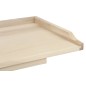 Traditional Wooden Pastry Board 60×73 cm – Large One-Sided Kneading Board with Raised Edges