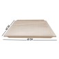 Double-Sided Wooden Pastry Board 40×60 cm – Compact Reversible Kneading Board with Raised Edges Double-Sided Wooden Pastry Board 40×60 cm – Compact Reversible Kneading Board with Raised Edges