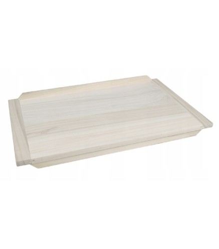 Double-Sided Pastry Board 60×80 cm – Large Wooden Kneading Board