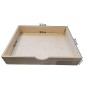 Wooden Plywood Drawer Box A4 Size – Desk Organizer with 1 Drawer for Office, Craft & Storage – 33x25x7 cm