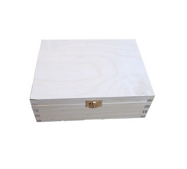 Wooden Tea Box – 5 Compartments – Handmade in UK