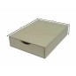 Long Plywood Drawer Box A4 Size – Desk Organizer with 1 Drawer for Office, Craft & Storage – 33x25x7 cm