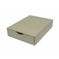 Long Plywood Drawer Box A4 Size – Desk Organizer with 1 Drawer for Office, Craft & Storage – 33x25x7 cm