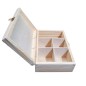 Wooden Tea Box – 5 Compartments – Natural Pine – Handmade in UK – Smooth Raw Finish – Storage for Tea Wooden Tea Box – 5 Compartments – Natural Pine – Handmade in UK – Smooth Raw Finish – Storage for Tea