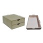 Long Plywood Drawer Box A4 Size – Desk Organizer with 2 Drawers for Office, Craft & Storage – 33x25x14 cm Long Plywood Drawer Box A4 Size – Desk Organizer with 2 Drawers for Office, Craft & Storage – 33x25x14 cm
