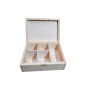 Wooden Tea Box – 5 Compartments – Natural Pine – Handmade in UK – Smooth Raw Finish – Storage for Tea Wooden Tea Box – 5 Compartments – Natural Pine – Handmade in UK – Smooth Raw Finish – Storage for Tea