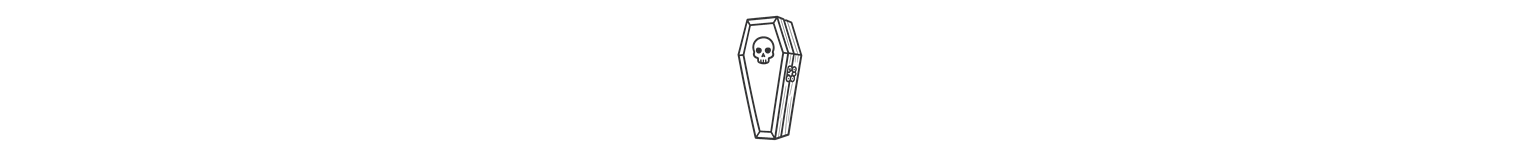 Halloween Decor | Coffin Boxes & Themed Accessories